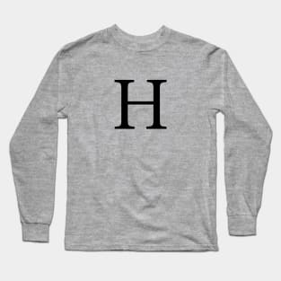 Eta Greek Letter Long Sleeve T-Shirt